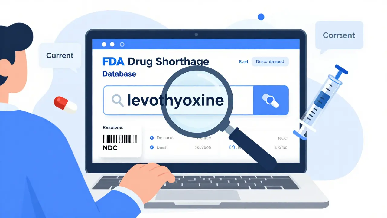 FDA Drug Shortage Database: How to Check Medication Availability